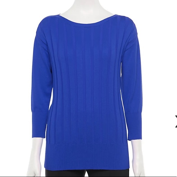 APT. 9 Banded-Bottom Sweater - Picture 1 of 11